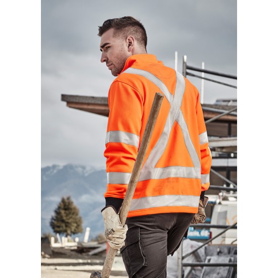 Unisex Hi Vis X Back Rail Jumper - ZT660