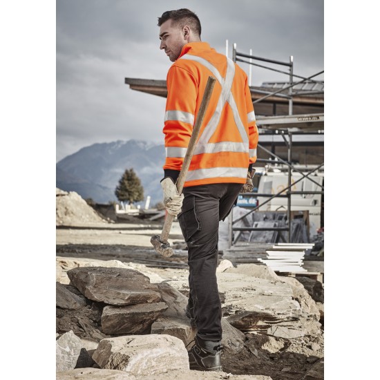 Unisex Hi Vis X Back Rail Jumper - ZT660