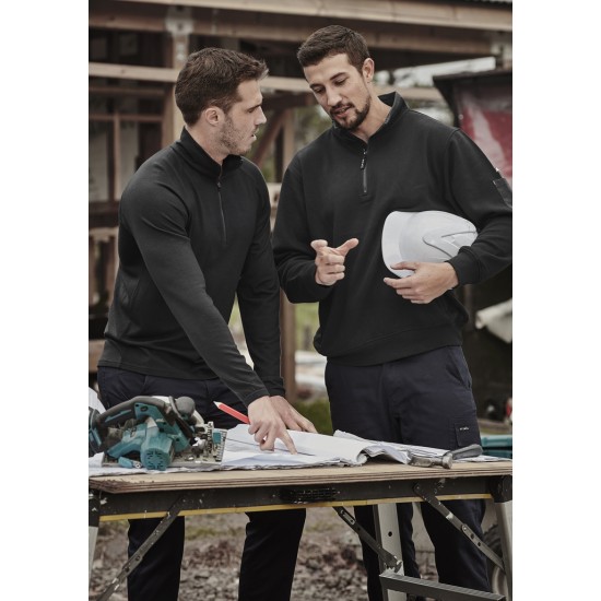 Unisex Merino Wool Mid-Layer Pullover - ZT766