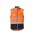 Unisex Hi Vis Softshell Vest - ZV426 - Orange/Navy