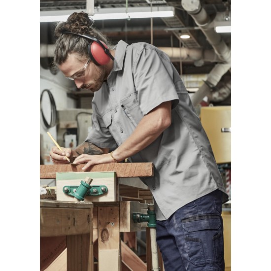 Mens Lightweight Tradie Short Sleeve Shirt - ZW120