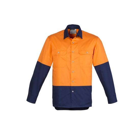 Mens Industrial Long Sleeve Shirt - ZW122