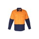 Mens Rugged Cooling Hi Vis Long Sleeve Shirt - ZW128