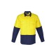 Mens Rugged Cooling Hi Vis Long Sleeve Shirt - ZW128