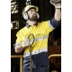 Mens Rugged Cooling Hi Vis Taped Long Sleeve Shirt - ZW129
