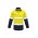 Mens FR Closed Front Hooped Taped Spliced Shirt - ZW133 - Yellow/Navy