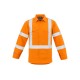 Mens Red Flame Hi Vis X Back Shirt - ZW137
