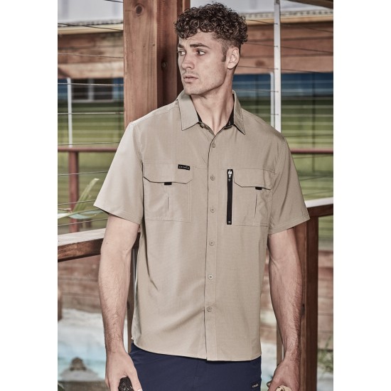 Mens Outdoor Short Sleeve Shirt - ZW465