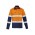 Mens Lightweight Bio Motion Long Sleeve Shirt - ZW520 - Orange/Navy