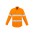Mens Hi Vis Hoop Taped Long Sleeve Shirt - ZW640 - Orange