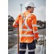 Mens Hi Vis X Back Taped Long Sleeve Shirt - ZW690