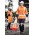 Mens TTMC-W23 Rugged Cooling Work Shirt - ZW820 - Orange/Navy
