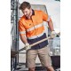 Mens Rugged Cooling Hi Vis Taped Short Sleeve Shirt - ZW835