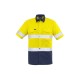Mens Rugged Cooling Hi Vis Taped Short Sleeve Shirt - ZW835