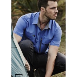 Mens Outdoor Short Sleeve Shirt - ZW465