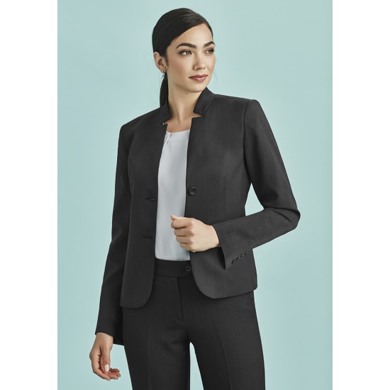 Womens Cool Stretch Short Jacket with Reverse Lapel - 60113