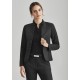 Womens Comfort Wool Stretch Short Jacket with Reverse Lapel - 64013