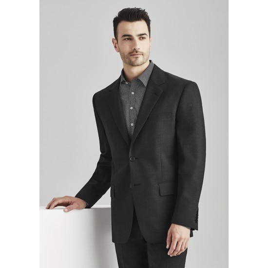 Mens Comfort Wool Stretch 2 Button Classic Jacket - 84011