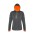 Womens Pace Hoodie - SW635L - Grey/Fluoro Orange