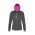 Womens Pace Hoodie - SW635L - Grey/Fluoro Pink