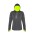 Womens Pace Hoodie - SW635L - Grey/Fluoro Yellow