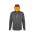 Mens Pace Hoodie - SW635M - Grey/Fluoro Orange