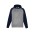 Kids Hype Two-Toned Hoodie - SW025K - Grey Marle/Navy