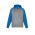 Kids Hype Two-Toned Hoodie - SW025K - Grey Marle/Royal