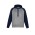Unisex Hype Two-Toned Hoodie - SW025M - Grey Marle/Navy