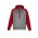 Unisex Hype Two-Toned Hoodie - SW025M - Grey Marle/Red