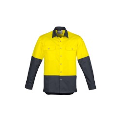 Mens Industrial Long Sleeve Shirt - ZW122
