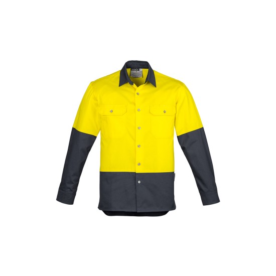 Mens Industrial Long Sleeve Shirt - ZW122