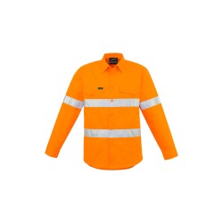 Mens Hi Vis Hoop Taped Long Sleeve Shirt - ZW640