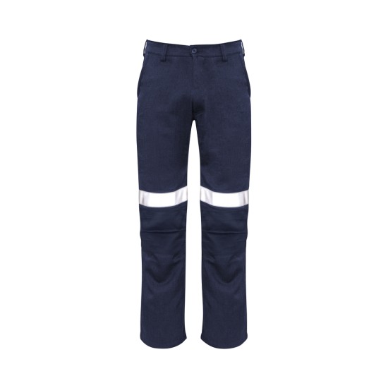 Mens Orange Flame Traditional Style Taped Work Pant - ZP523