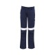 Womens Orange Flame Taped Cargo Pant - ZP522