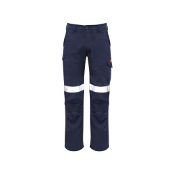 Mens Orange Flame Taped Cargo Pant (Regular) - ZP521