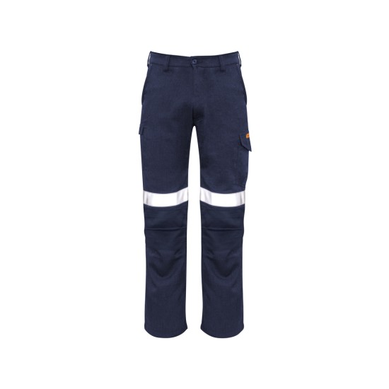 Mens Orange Flame Taped Cargo Pant (Regular) - ZP521