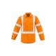 Mens Red Flame Hi Vis X Back Shirt - ZW137