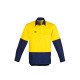 Mens Closed Front Long Sleeve Shirt - ZW560
