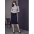 Womens Comfort Wool Stretch Relaxed Fit Lined Skirt - 24011