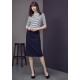 Womens Comfort Wool Stretch Relaxed Fit Lined Skirt - 24011