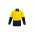Mens Hi Vis Spliced Shirt - ZW138 - Yellow/Navy