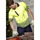 Mens Hi Vis Tracks Short Sleeve Polo - ZH300