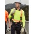 Mens Hi Vis Flux Long Sleeve Polo - ZH310