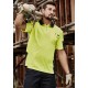 Mens Hi Vis Reinforced Squad Short Sleeve Polo - ZH465