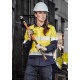 Womens Rugged Cooling Hi Vis Taped Long Sleeve Shirt - ZW720