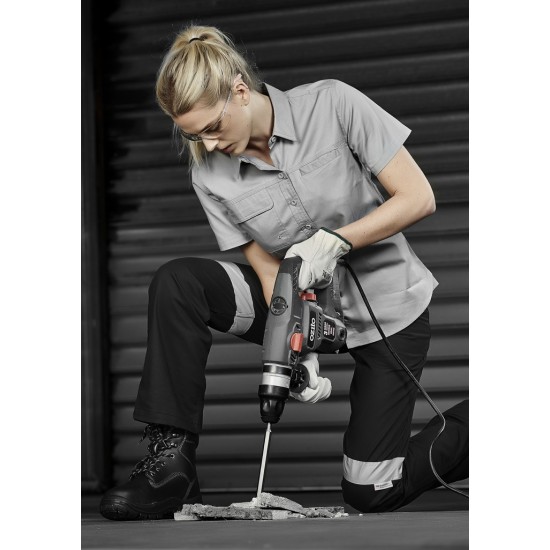 Womens Lightweight Tradie Short Sleeve Shirt - ZWL120