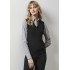 Womens V-Neck Knit Vest - LV3504